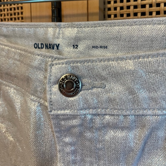 NWT Old Navy Women’s 12 Mid-Rise OG Shine Mini Skirt - Picture 3 of 5